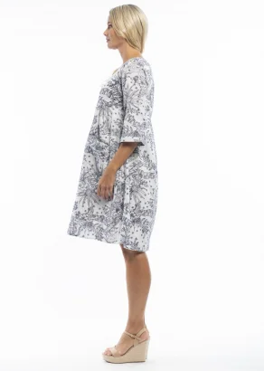 Dress Chantilly Bib in organic cotton_92867