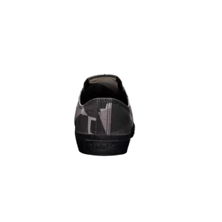 Sneaker Trainer Black Cap Low Cut in organic cotton Fairtrade_93192