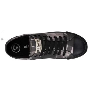 Sneaker Trainer Black Cap Low Cut in organic cotton Fairtrade_93193