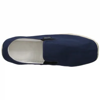Fighter espadrille shoes in Fairtrade organic cotton - Ocean Blue_95914