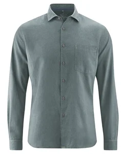 Business shirt in hemp and organic cotton_93346