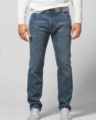 Men's 510 Blue Denim Laser Jeans in hemp and organic cotton_93483