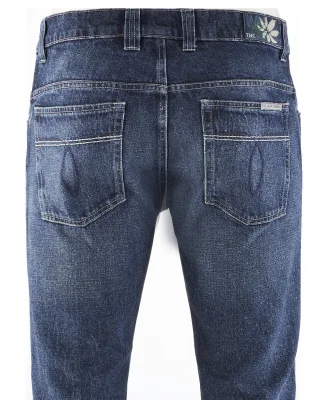Men's 510 Blue Denim Laser Jeans in hemp and organic cotton_93486