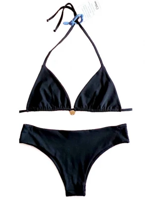 Essential Triangle Bikini Swimsuit in Cotton_93897
