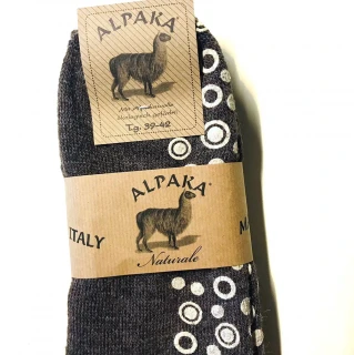 Women's and men's heavy non-slip socks in Alpaca and Wool_96824