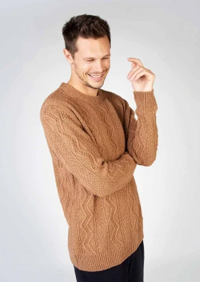 Cosan Crew Neck Sweater in pure natural wool_97677