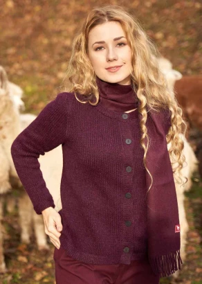 Women's Asa cardigan in pure alpaca wool_98520