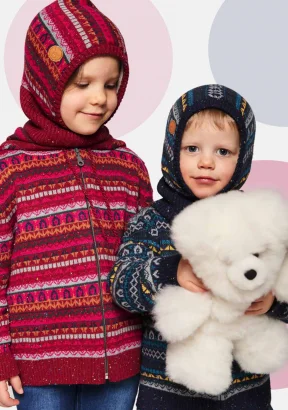 Giacca Monito per bambini in lana di Alpaca e cotone Pima_98554