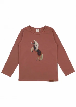 Shirt for children in organic cotton - Joyful Horses_98739
