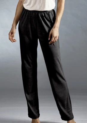 Pajama pants in silk and organic cotton_99579