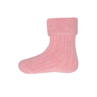 2 PAIR socks for girls in organic cotton: Pink + Terracotta_99633