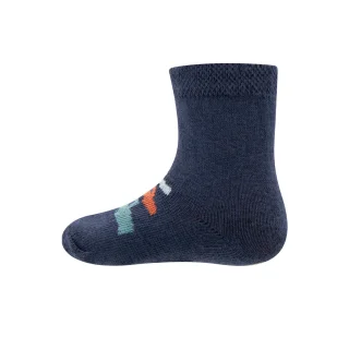 2 PAIR socks for children in organic cotton: Auto + Stripes_99642