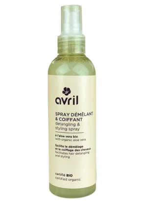 Organic detangling and styling spray with Aloe_100040
