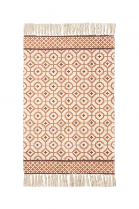 ORIENTAL carpet 60x90 in pure cotton - GoodWeave_100100