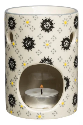 SCENTED OIL LAMP ETHNO Hand painted glazed ceramic_100171