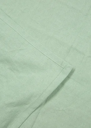 Tablecloth in organic cotton x 6 - Green_100147