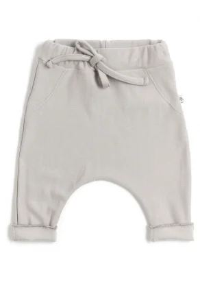 Pants for babies in Sand Organic Bamboo_100250