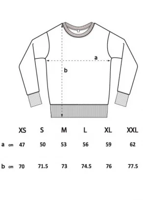 Unisex crewneck sweatshirt in pure organic cotton - LIGHT PINK_100537