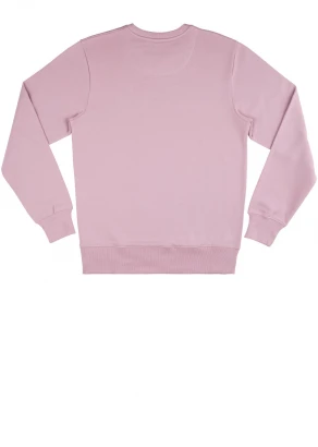 Unisex crewneck sweatshirt in pure organic cotton - PURPLE ROSE_100543
