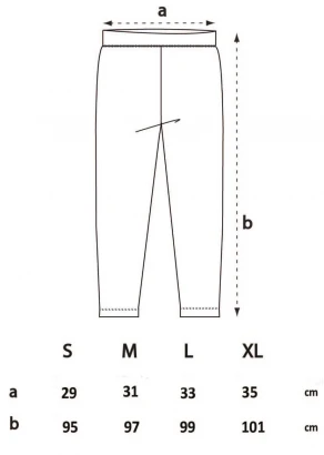 Basic women's organic cotton leggings_100568