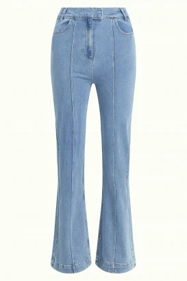 ELLA women's flared jeans in organic cotton_101345