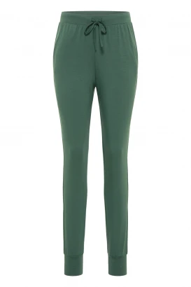 Women's Green Jogger Pants in Tencel_101876