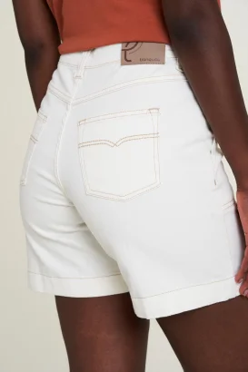 Off White women's short jeans in Bio-Denim_102540