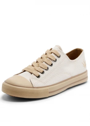 Scarpe Trainer Low Marley Offwhite unisex in canapa Vegan_103085