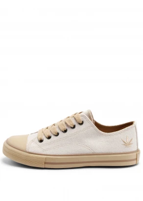 Scarpe Trainer Low Marley Offwhite unisex in canapa Vegan_103087