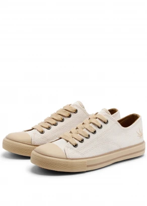 Scarpe Trainer Low Marley Offwhite unisex in canapa Vegan_103088