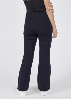 Flare trousers for women in organic organic cotton_103522