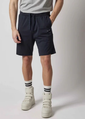 Men's Navy jersey shorts in organic organic cotton_103625