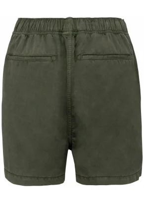 Diana shorts for women in Lyocell TENCEL™ - Khaki_103391