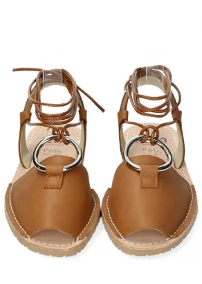 Women's Glitter Sandals in Natural Leather_103818
