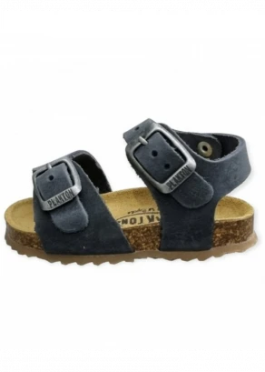 Pixel BLU baby first steps sandals in cork and natural leather_103941