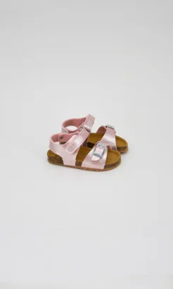 Petra Lumier sandals for children first steps in cork and natural leather_104008