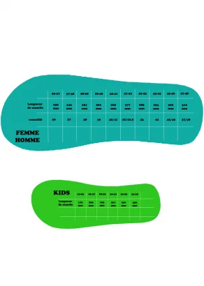 Davao flip flops for women in natural Fair rubber_104298