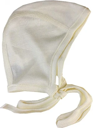 Baby bonnet in pure silk_105002