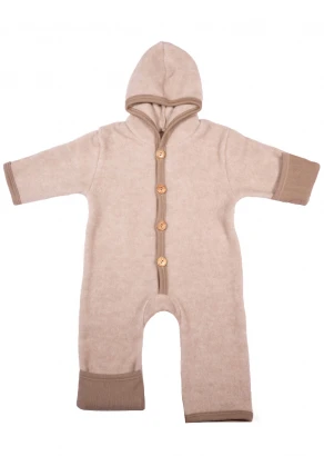 Baby hooded terry woolen overall with button_105024