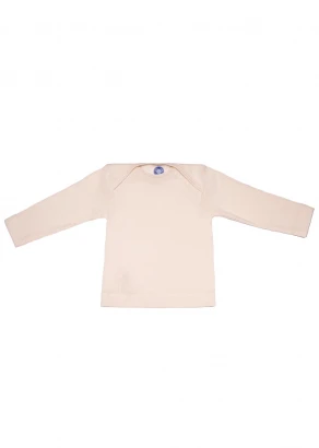 Baby long-sleeved jumper in wool, organic cotton and silk_105101