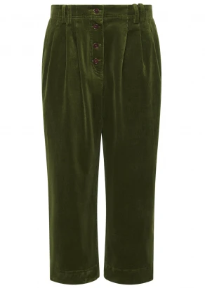 Pantaloni Frisa Pine da donna in velluto di cotone biologico_106315