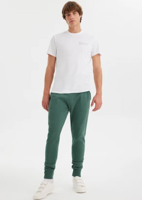 Men's Core Green Forest jogger trousers in pure organic cotton_107466