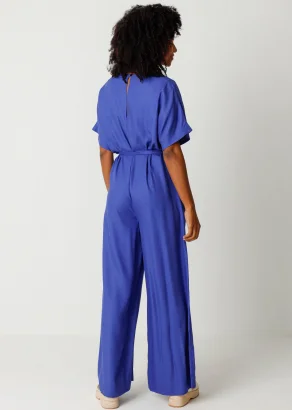 Women's Royal Blue Alaia Jumpsuit in Ecovero_108287