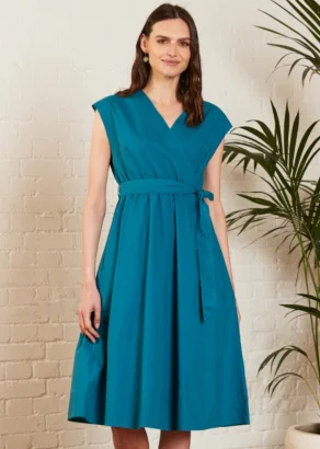 Women's Poplin dress in pure Fairtrade cotton_108371