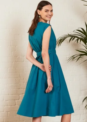 Women's Poplin dress in pure Fairtrade cotton_108372