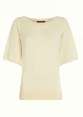 Top Club Cream T-shirt in organic cotton_108440