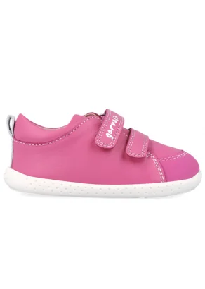 Scarpe Sneakers Barefoot Rosy per bambine in pelle naturale_109688