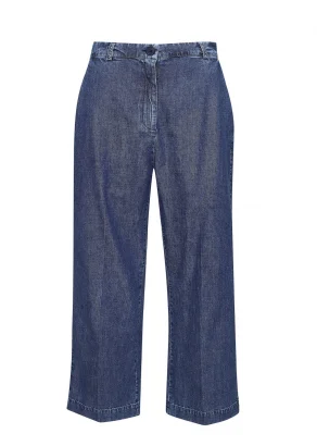 Women's Denim Dawm trousers in organic cotton_109071