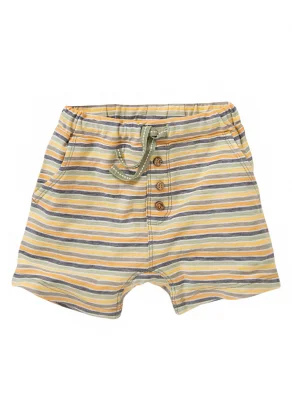 Children's striped shorts in pure organic cotton_109403