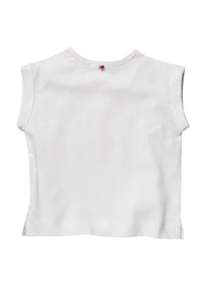 T-shirt Cuore per bambina in puro cotone biologico_109410